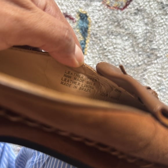 Nurture mule slides leather brown size 8 - Picture 3 of 7